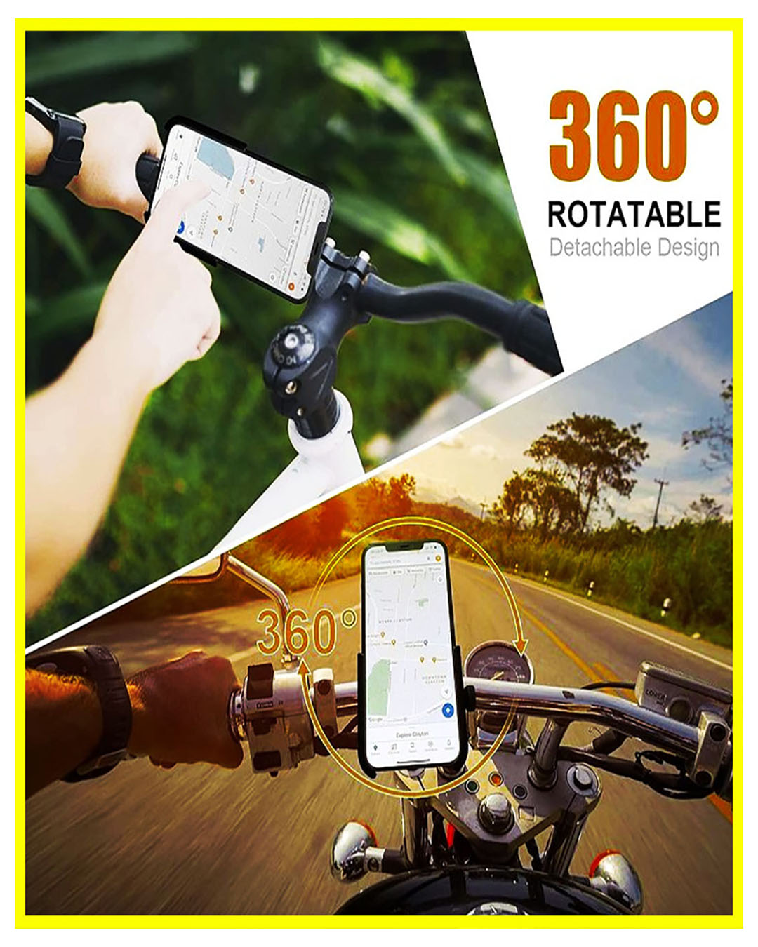 Metal Bike Mobile Holder